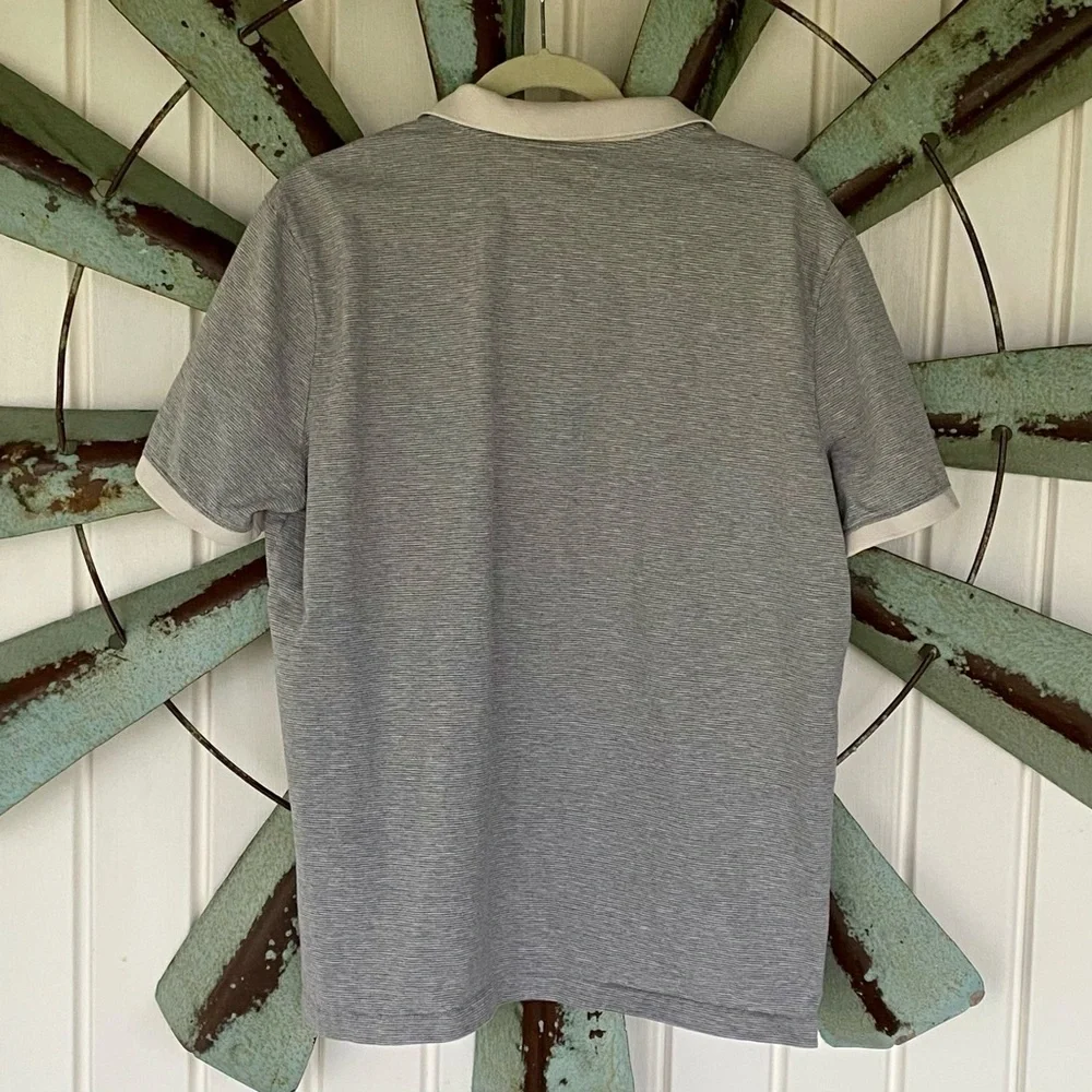 Banana Republic Luxe Touch Performance Polo Shirt Mens XL Casual Minimalist